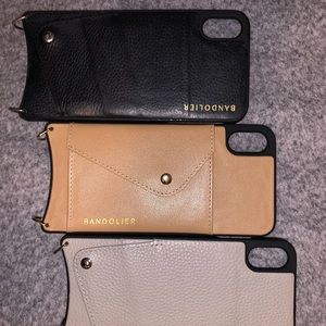 iPhone XS Max Bandolier Phone Cases - 3 pack